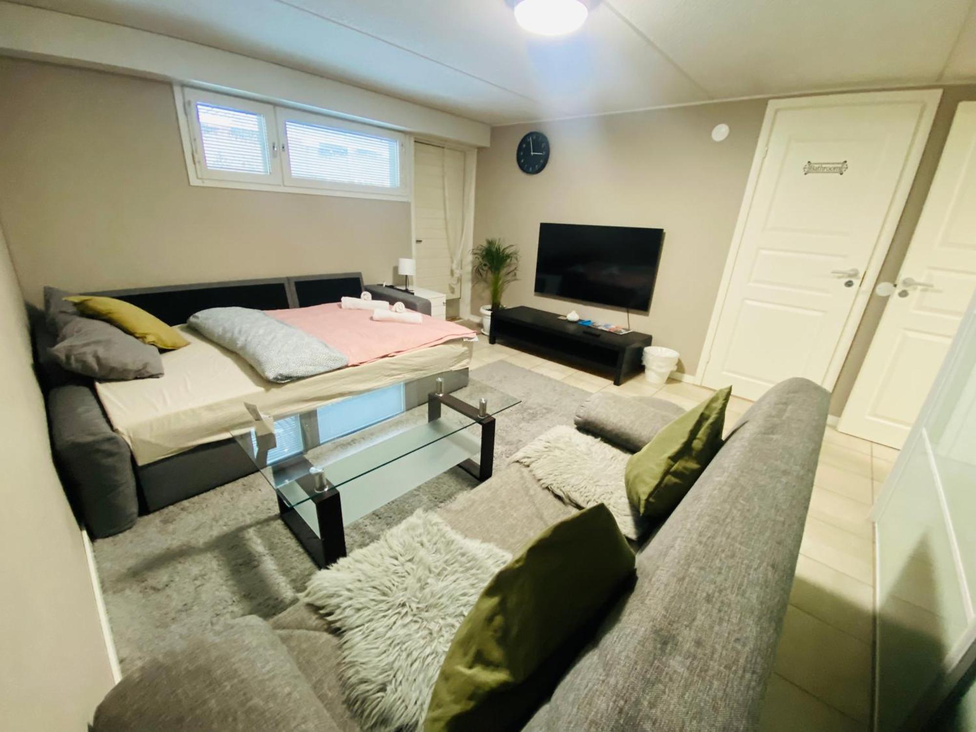 Welcoming Shared Room With Free Parking And Sauna Vanda Eksteriør bilde